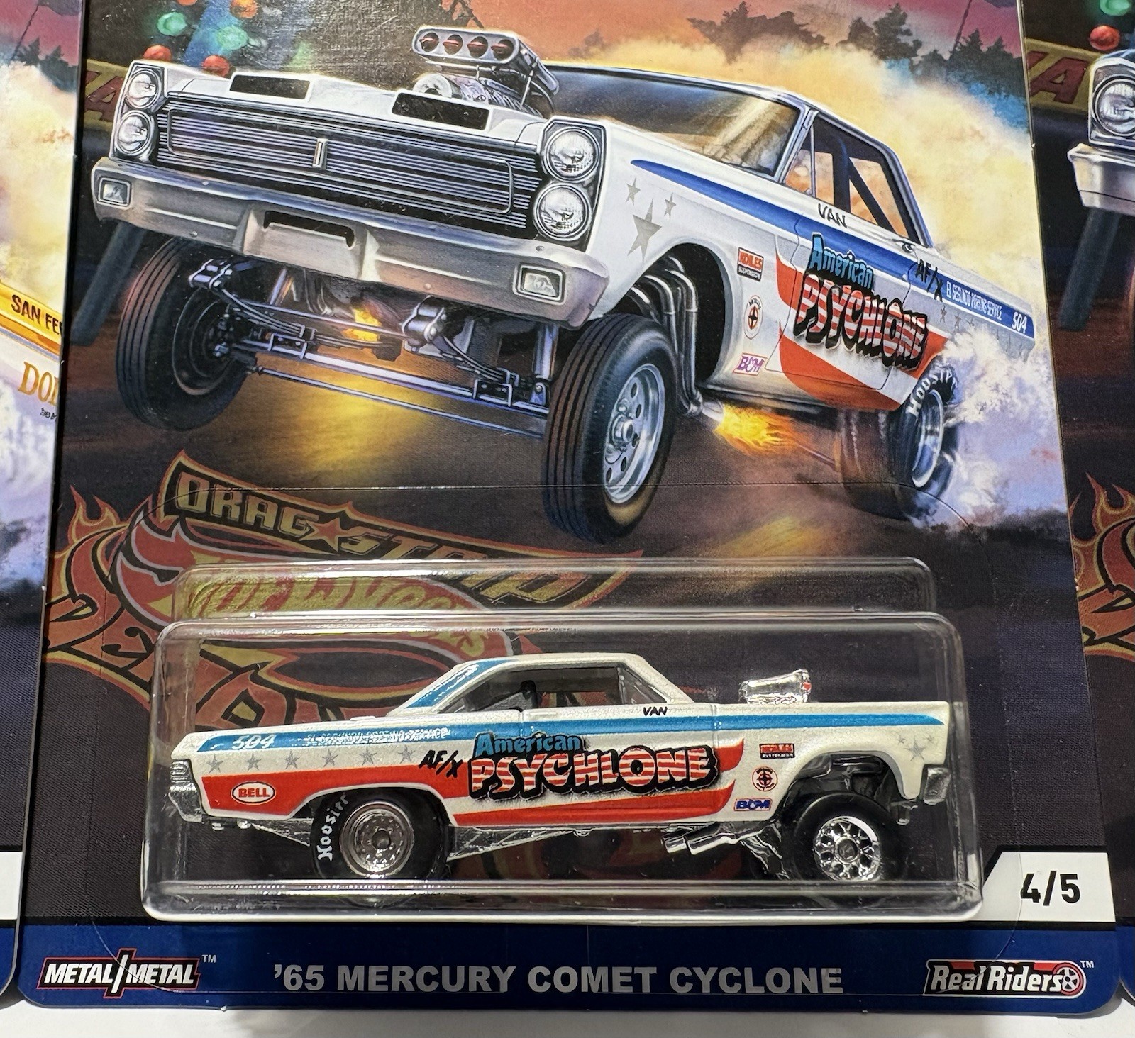 2018 Hot Wheels Premium 50th Car Culture Drag Strip Demons Gasser 5 Car Set