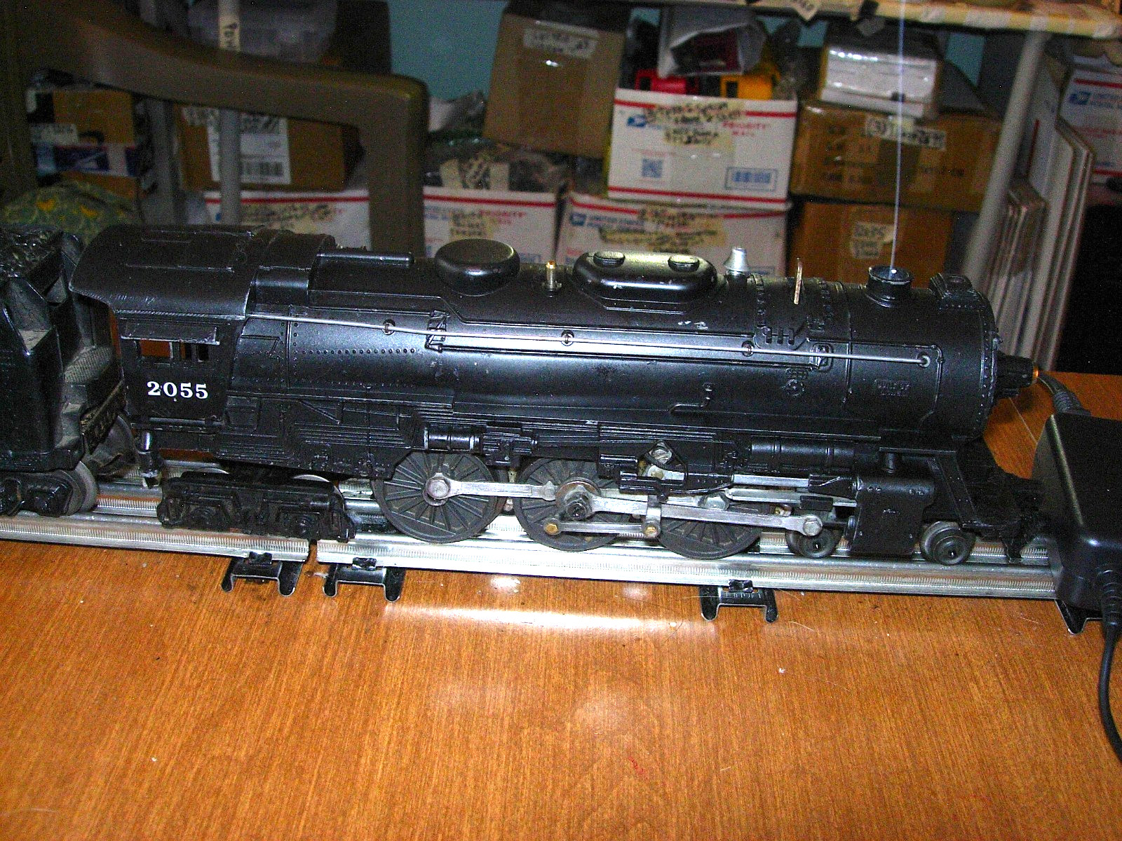 HERE IS A NICE LIONEL #2055 O/027 GAUGE 4-6-4 DIE-CAST “HUDSON” ENGINE/TENDER A1