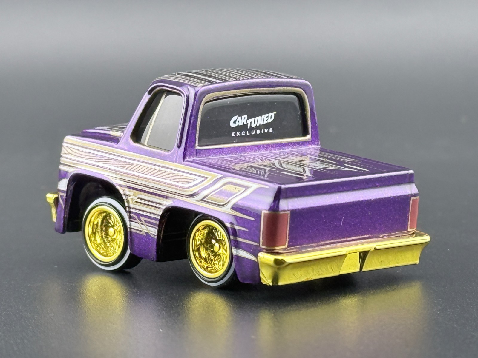 CarTuned 1987 Chevrolet C10 (Lowriders) Purple #06 Mijo Exclusive Series 1 1/64