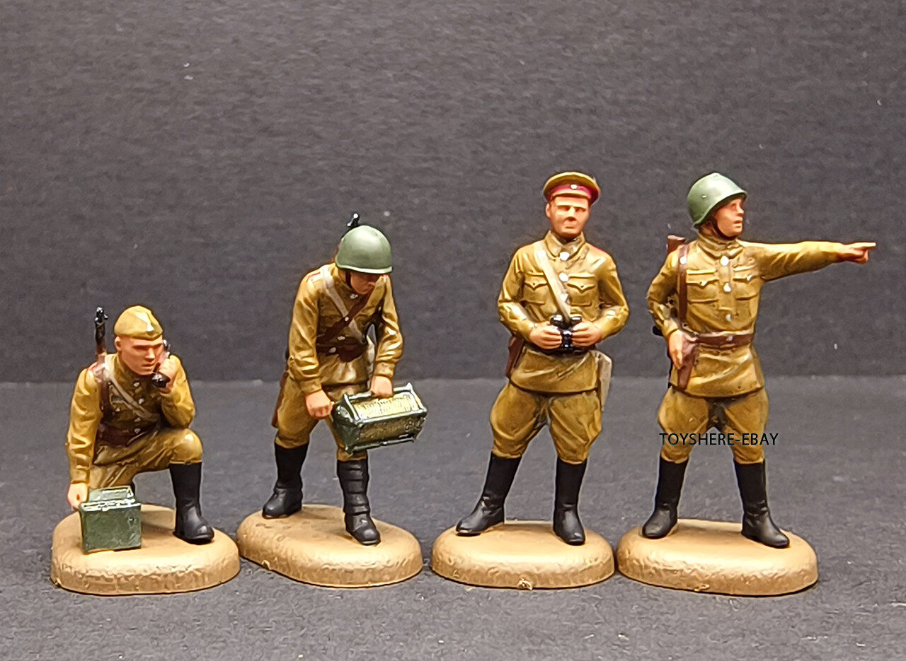 1/72 TANK 1:72 WW2 Russian Command military soldiers totalwar toy