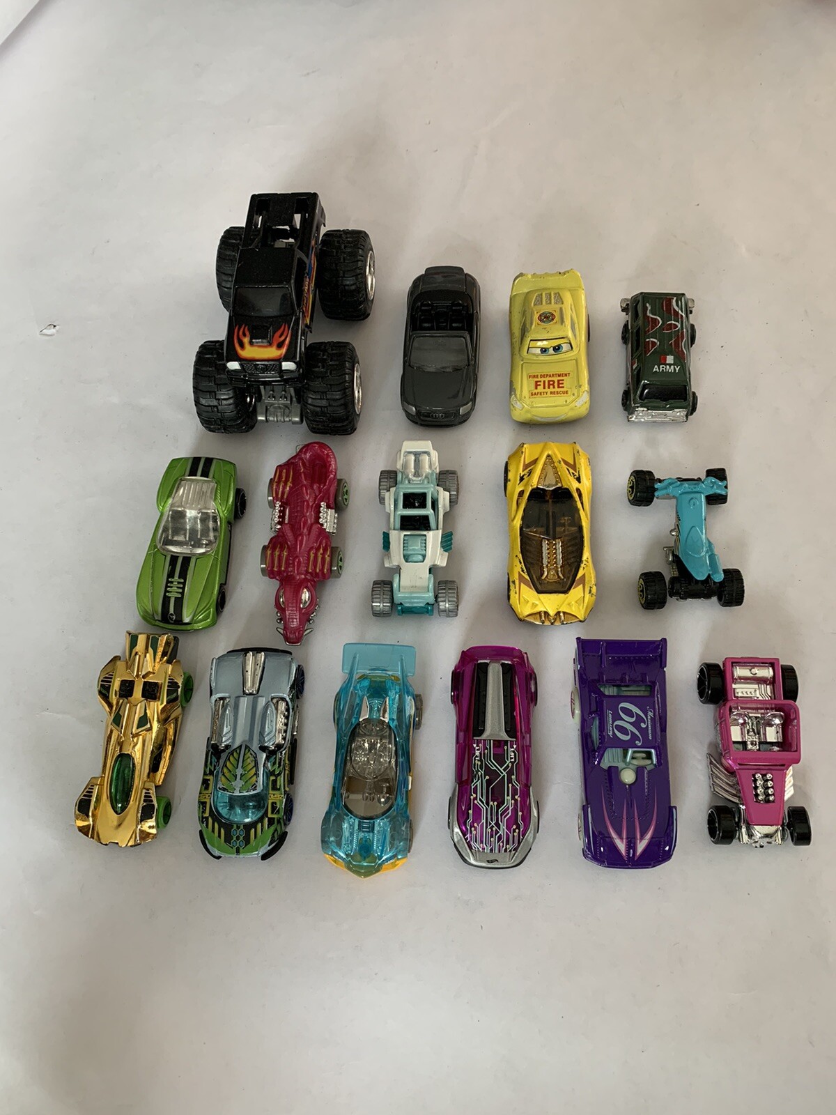 Hot Wheels and Other Unknown Cars Lot of 15 from Early & Later 2000’s Up To 2016
