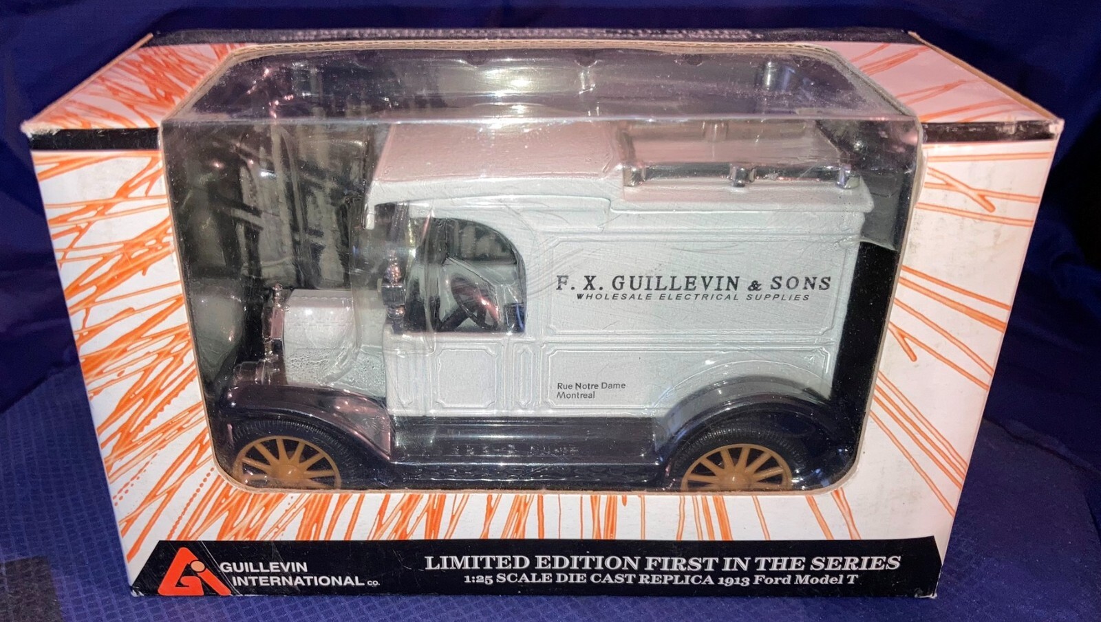MA0040 RC2 Brands Diecast Model Car 1913 Ford Model T F.X. Guillevin & Sons NIB