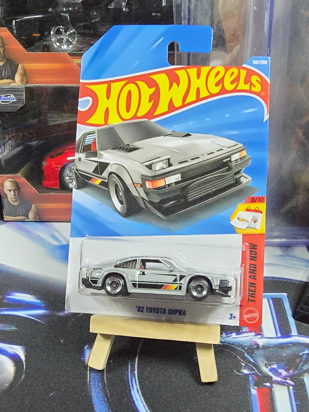 Hot Wheels: ’82 Toyota Supra (Grey/Black) #190/250 – Then and Now #8/10