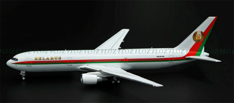 Patriot 1:400 Belarus Government Boeing 767-300ER EW-001PB DIECAST plane Model