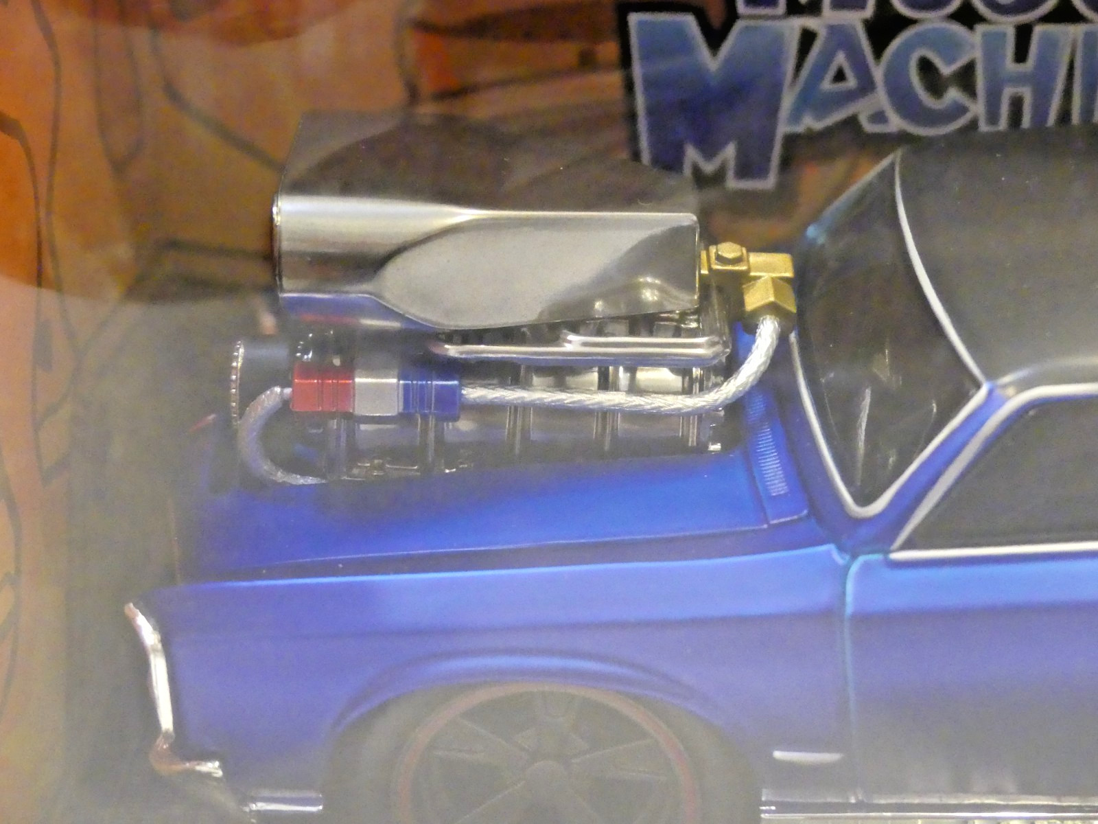 MUSCLE MACHINES BY MAISTO 1966 PONTIAC GTO – SATIN BLUE 1:24 #32234 – NASTY’!!!