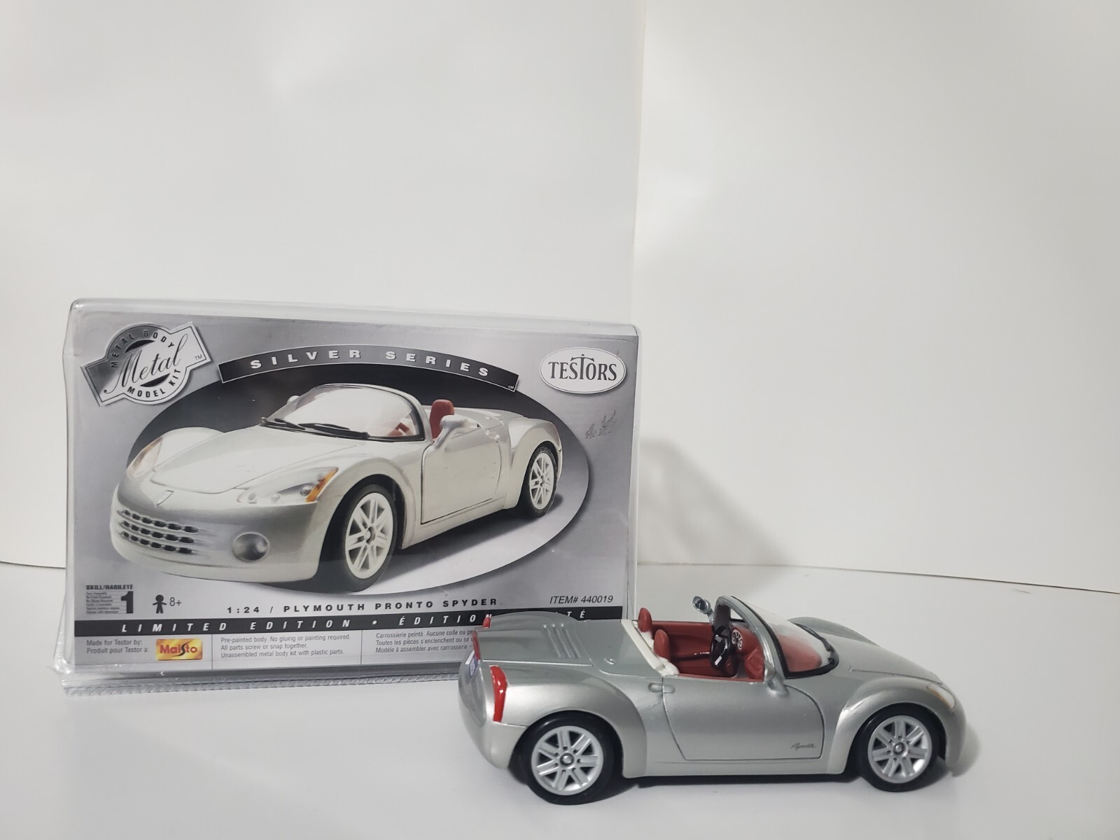 1-24 Testors Die Cast Metal Plymouth Pronto Spyder Convertible Build Super Nice