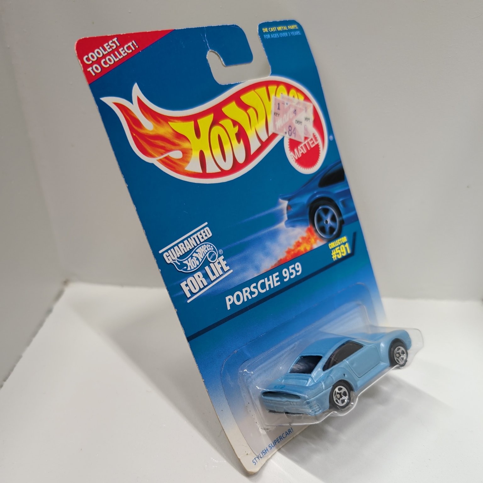 Hot Wheels Porsche 959 Light Blue 1:64 Diecast Collector Supercar #591