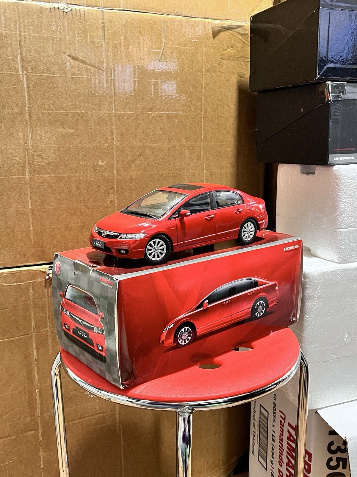 1:18 Scale 2009~2011 Honda Civic Rallye Red Diecast Model Car
