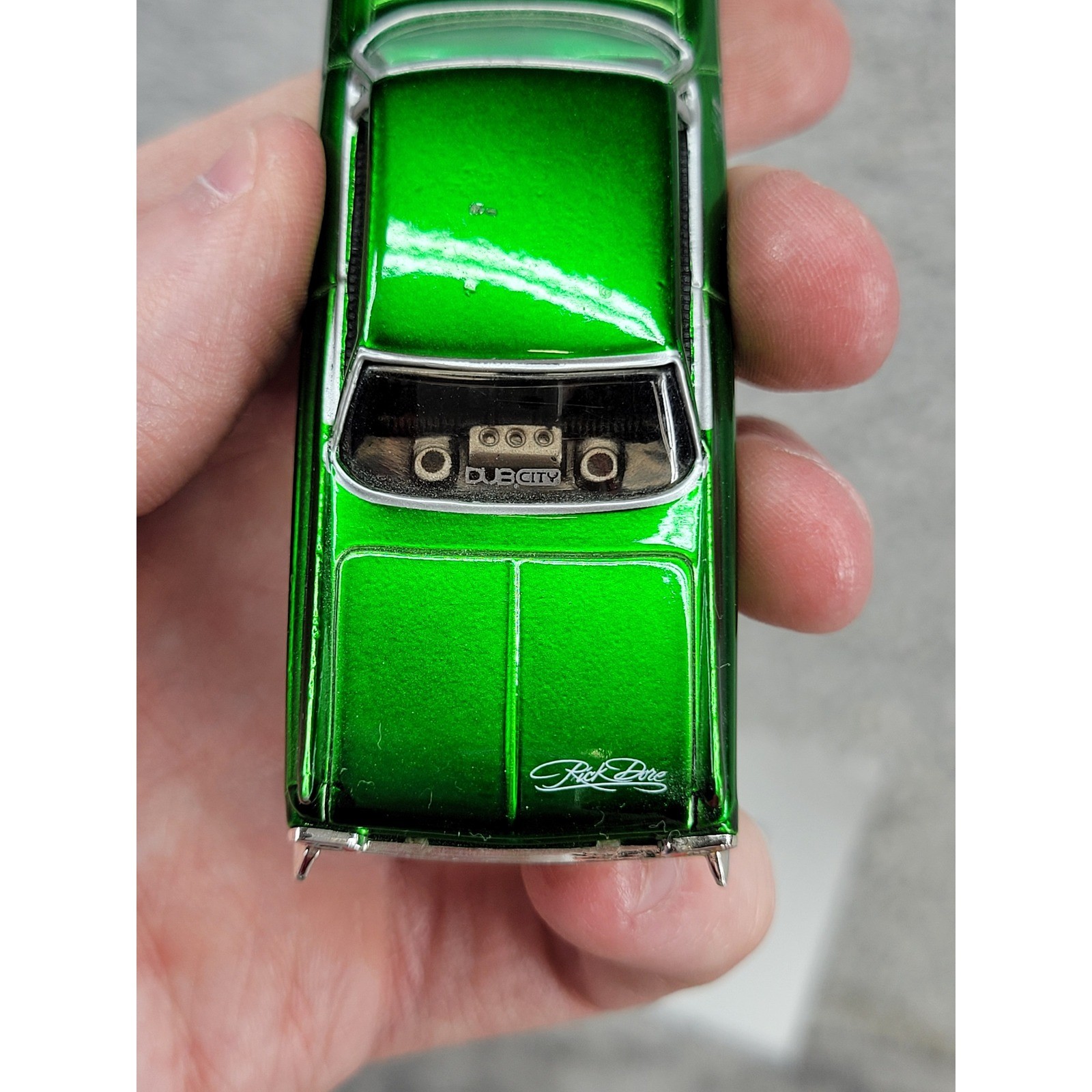 Jada Toys Dub City 1959 Cadillac Rick Dore Kustoms Green 1/64 Diecast Car 90614