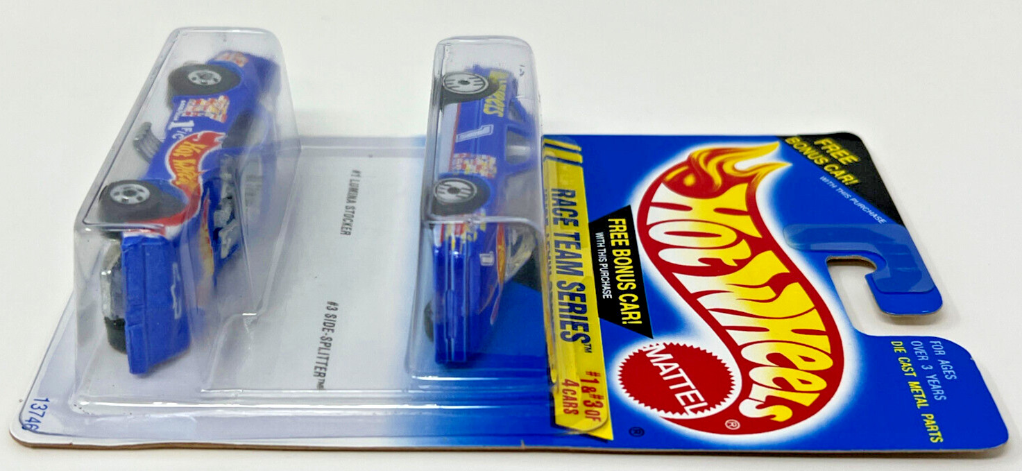 Hot Wheels 1994 2-Pack – Chevy Lumina Stocker & Side Splitter – Race Team Series