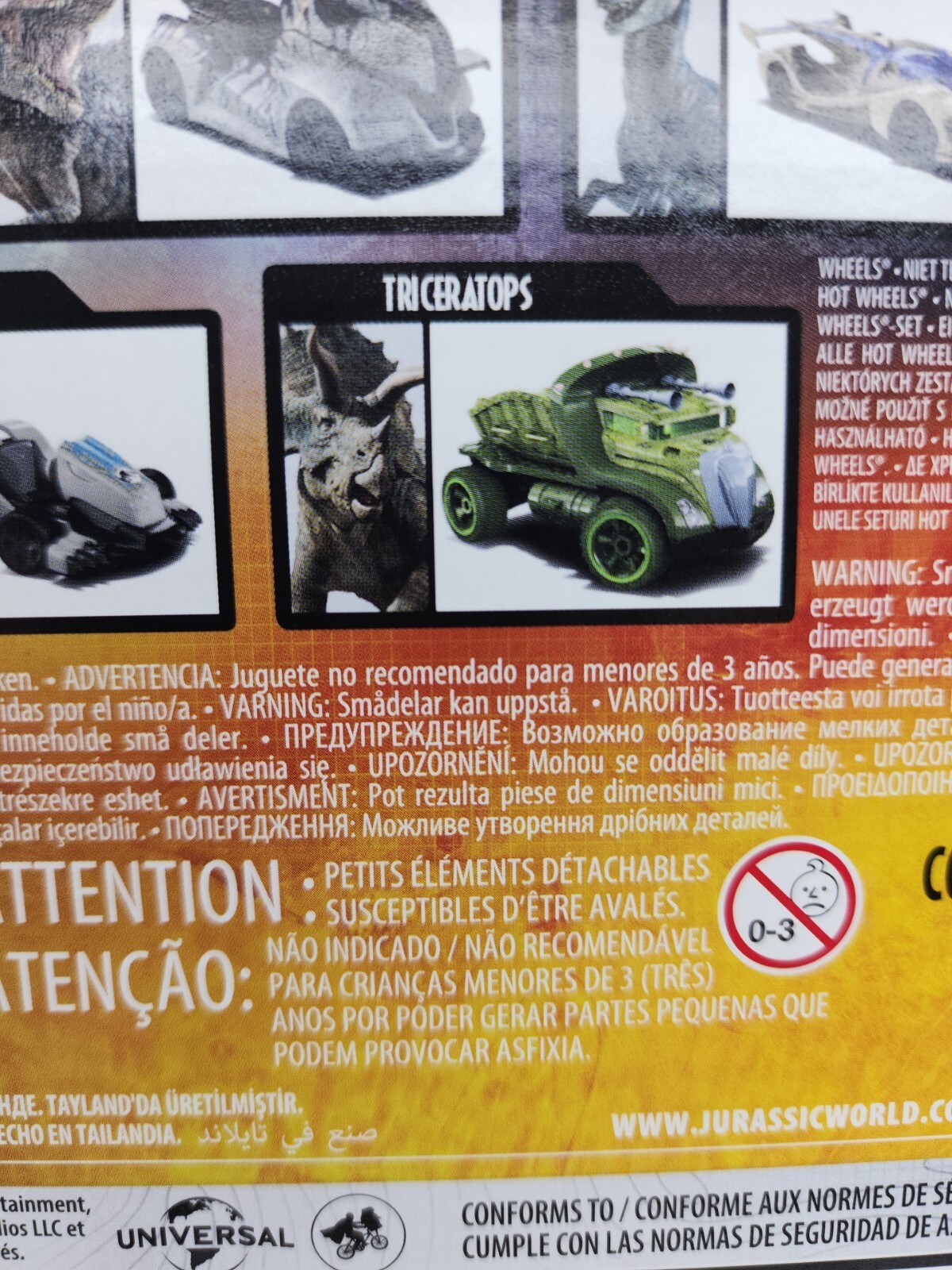 Hot Wheels Jurassic Park Dominion Character Cars 5 Pack Includes blue – NEW