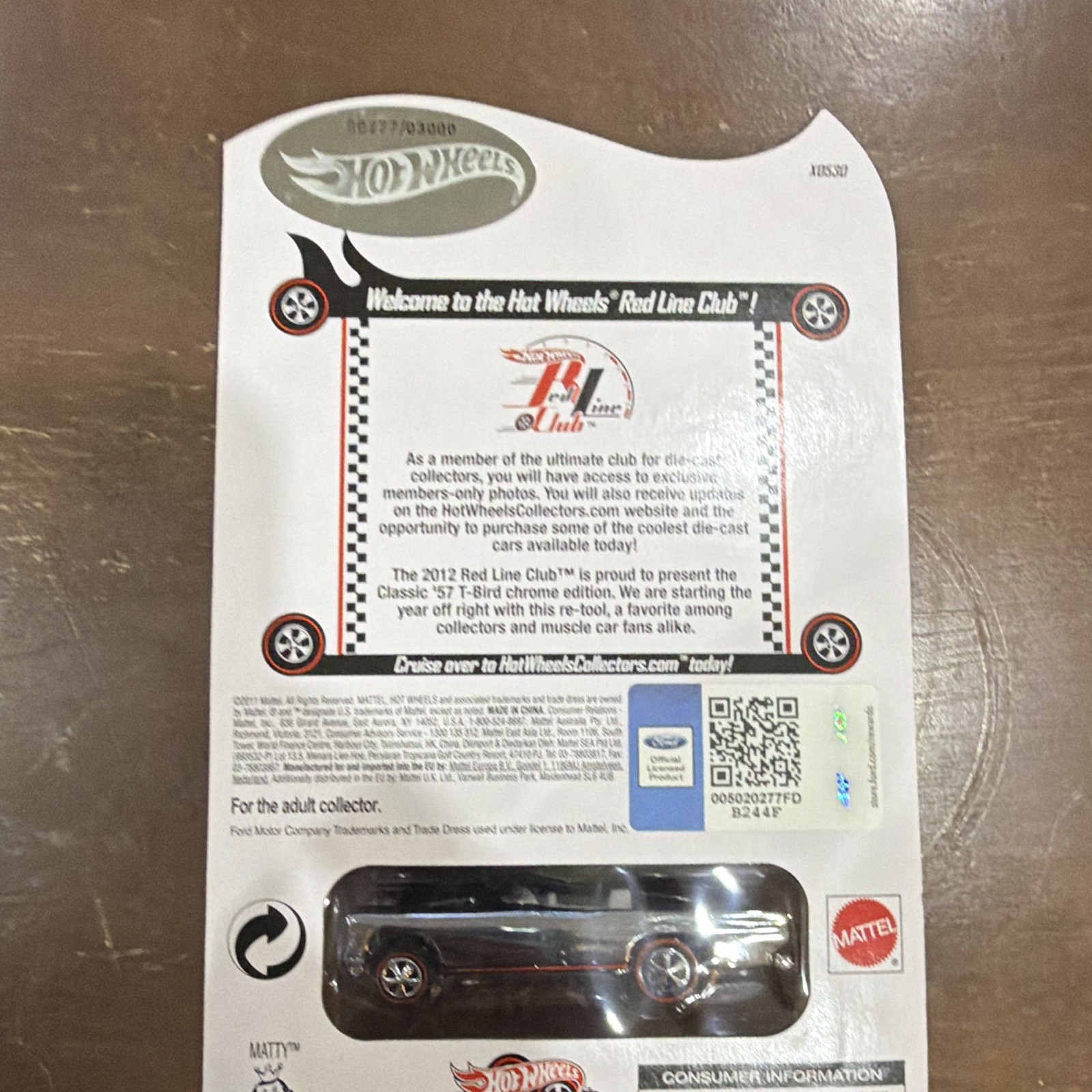 Hot Wheels RLC Exclusive Lot of 2 Chrome ’57 Ford T-Bird 1:64 (Read Description)