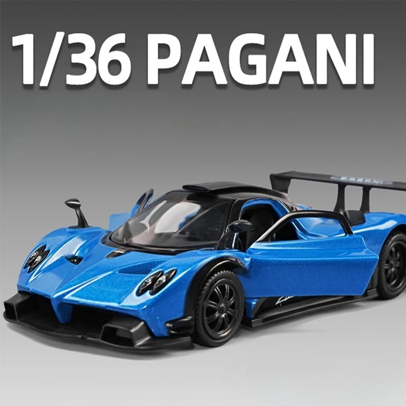 1:36 Diecast Pagani Zonda R Model Car Alloy Pull Back Toy Kids Gift