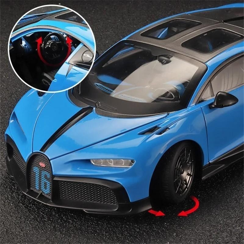 1:18 Bugatti Chiron Pur Sport Car Diecast Alloy Metal NEW Model Collection Gift
