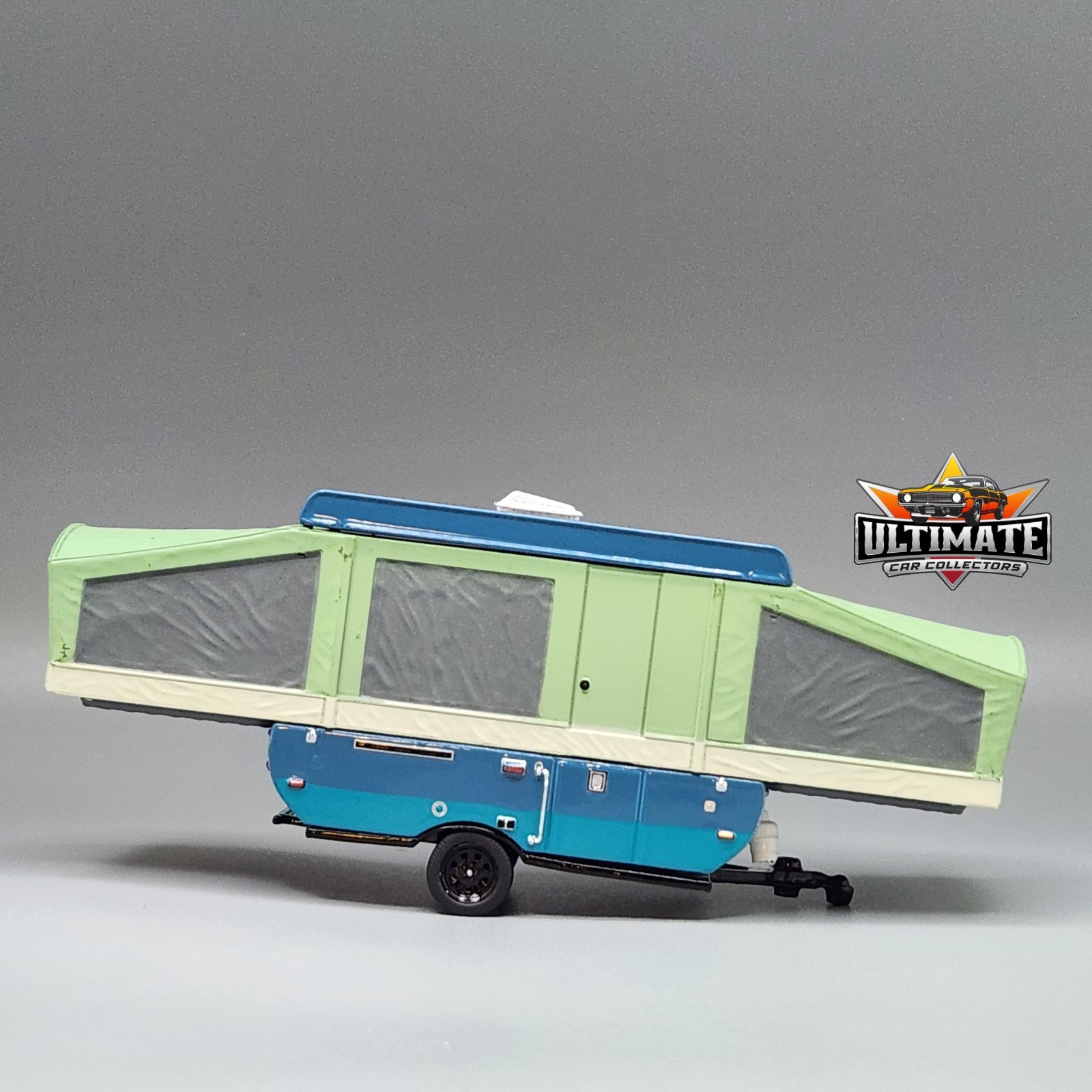 Pop-Up Camper Trailer Collectible 1/64 Scale Diecast Model Collector Car