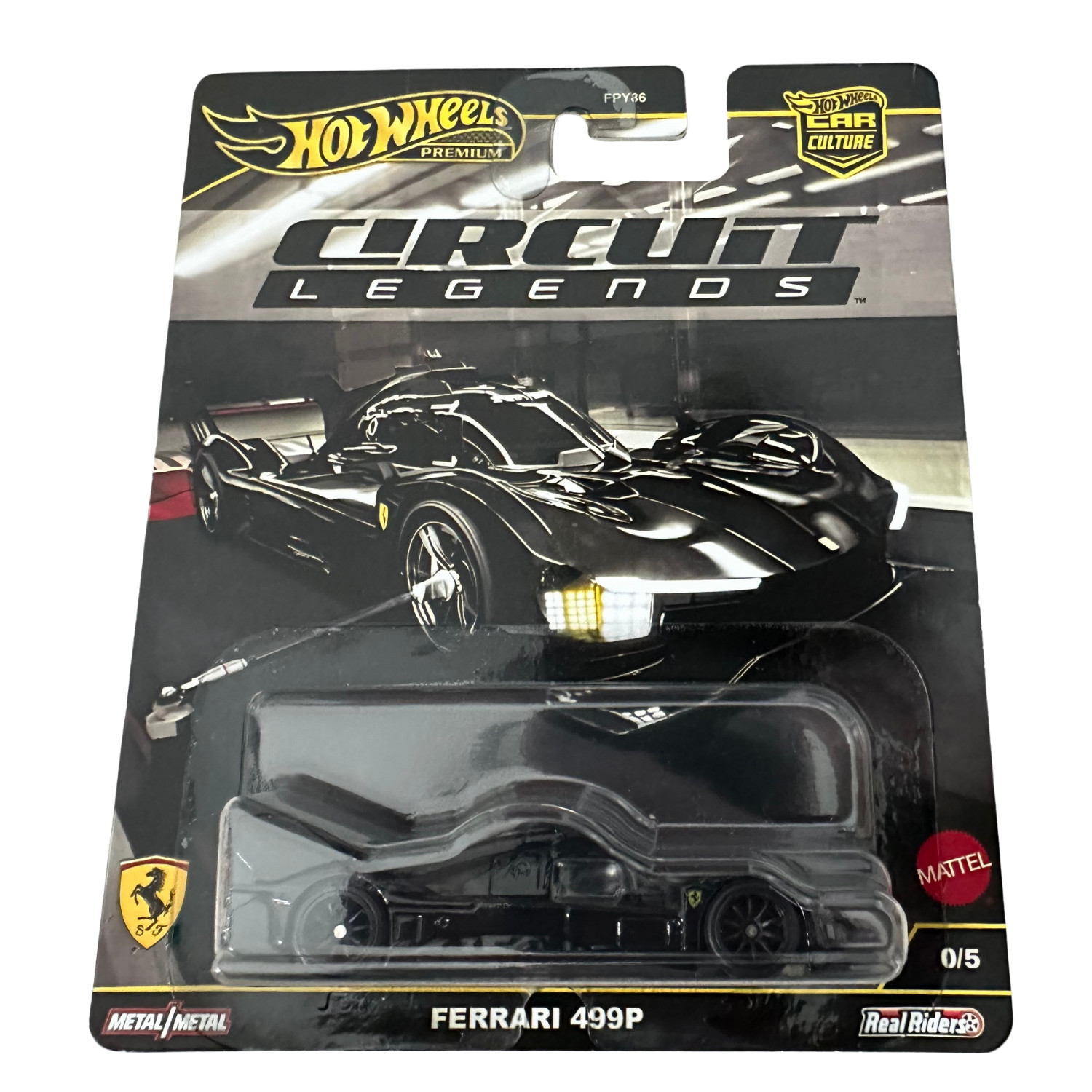 Custom Hot Wheels Ferrari 499P Blackout | Fan-Made Chase-Style | Real Riders