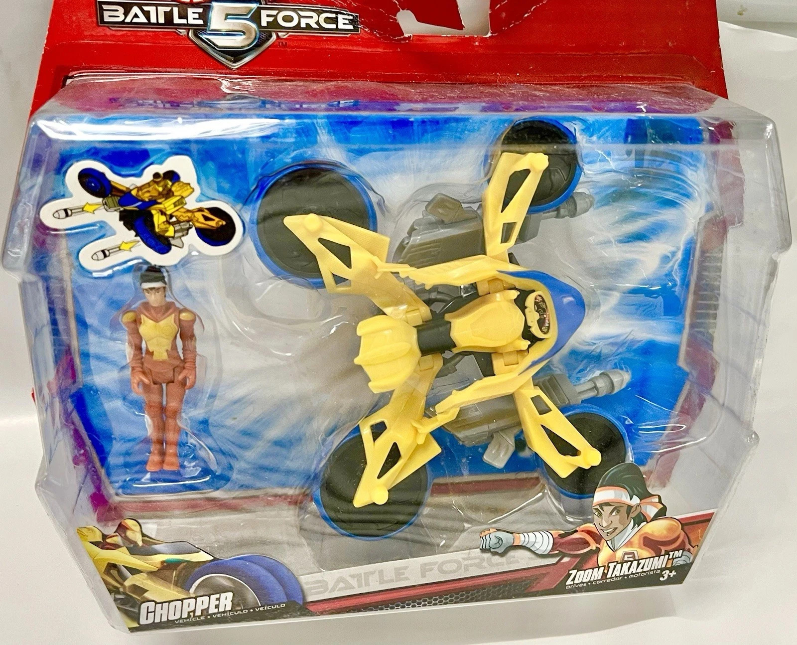 Hot Wheels Battle Force 5 Chopper Zoom Takazumi VERY HARD TO FIND