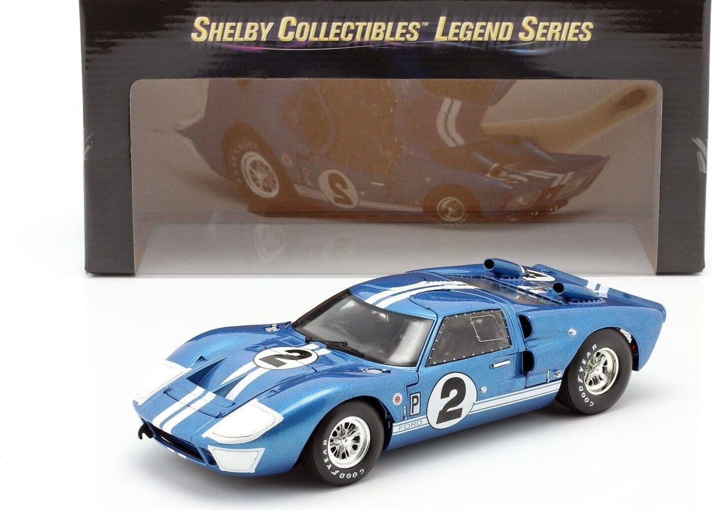 1966 Ford GT40 MK II #2 Winner Sebring Dan Gurney Jerry Grant 1:18 Scale