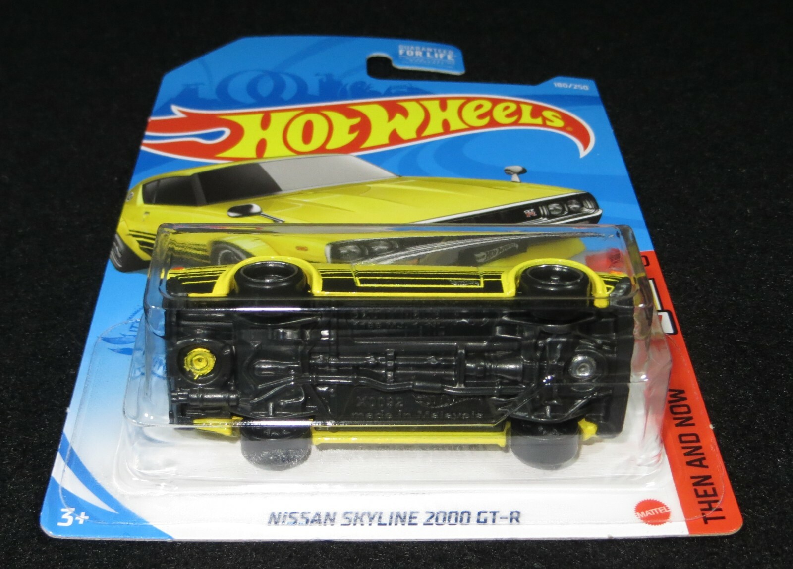 2021 Hot Wheels Yellow NISSAN SKYLINE 2000 GT-R Then and Now #180 HW44-070621