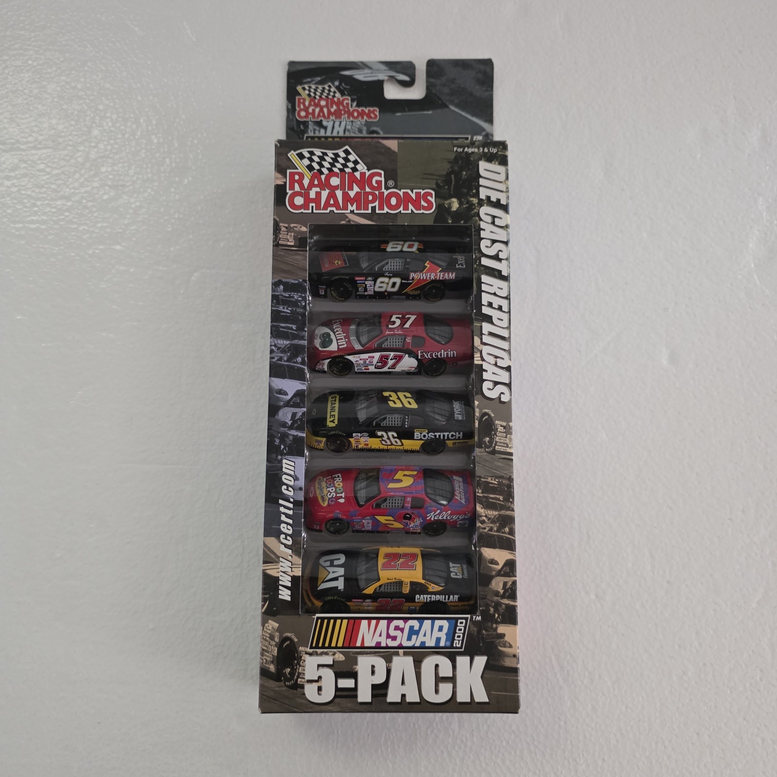 Racing Champions Vintage 2000 Nascar 5-Pack Diecast Replicas 64th Mint In Packag