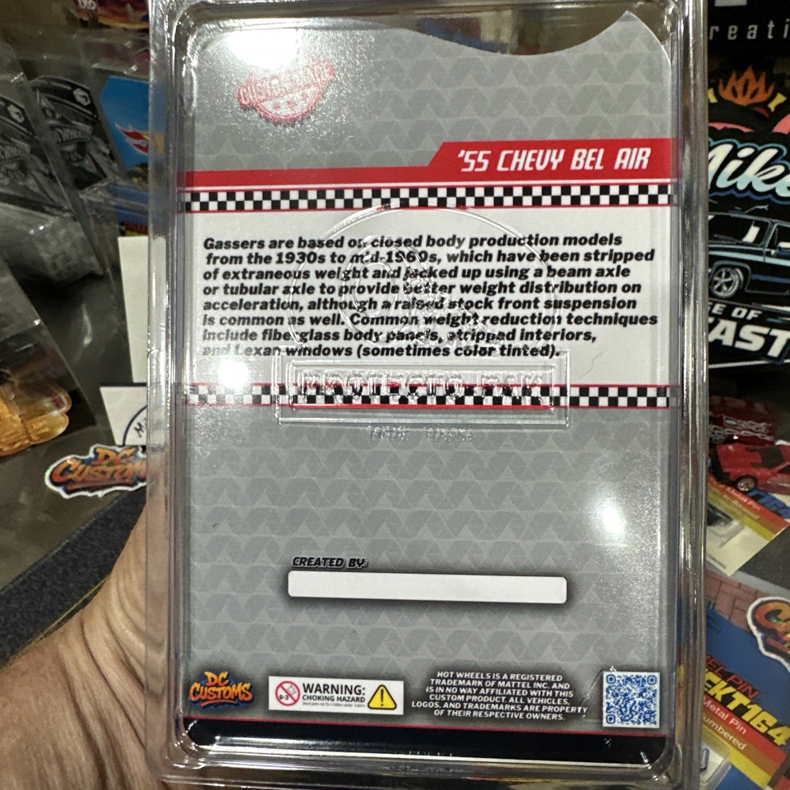 hot wheels 55 chevy bel air gasser zamac