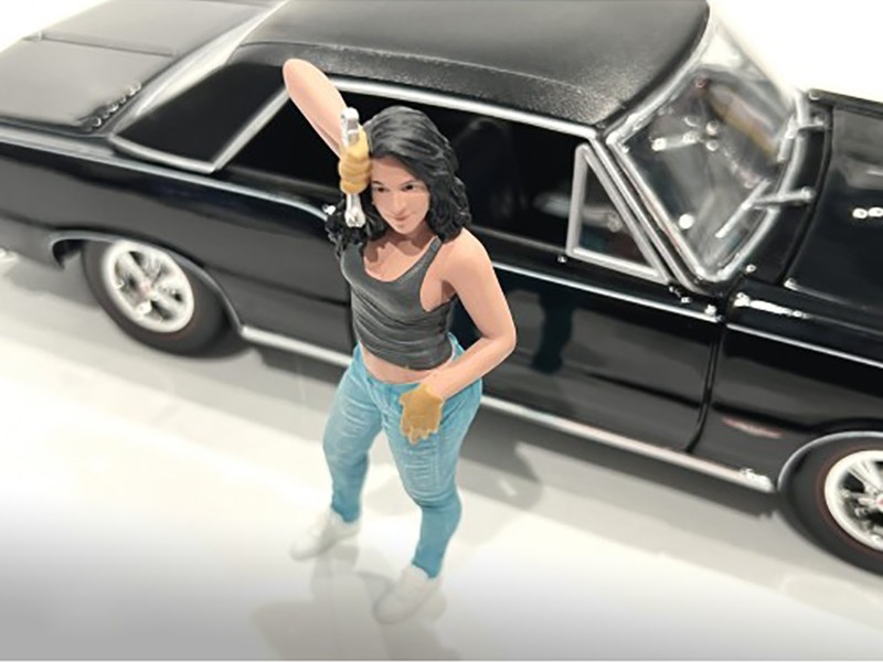 “MUSCLE MECHANICS” FIGURE #4 FOR 1/18 SCALE MODELS BY AMERICAN DIORAMA AD-19204
