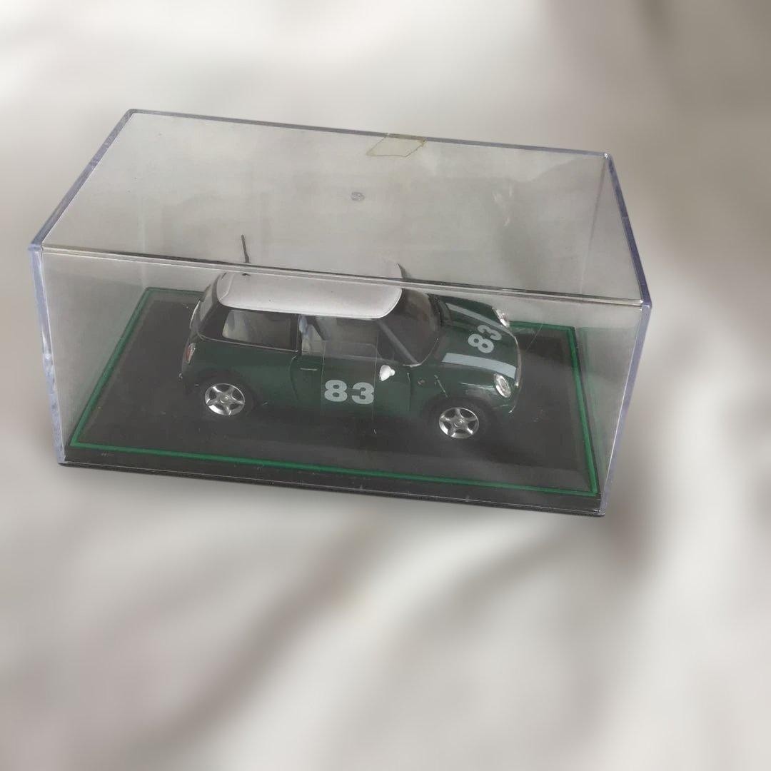 Mini Cooper 1/43 Scale Model Green White 83 Display Collectible Used