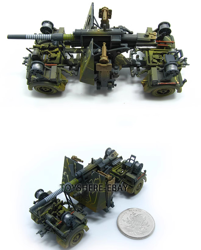 1/72 TANK 1:72 WW2 Germany PMA German 88 mm FLAK37 toy TotalWar