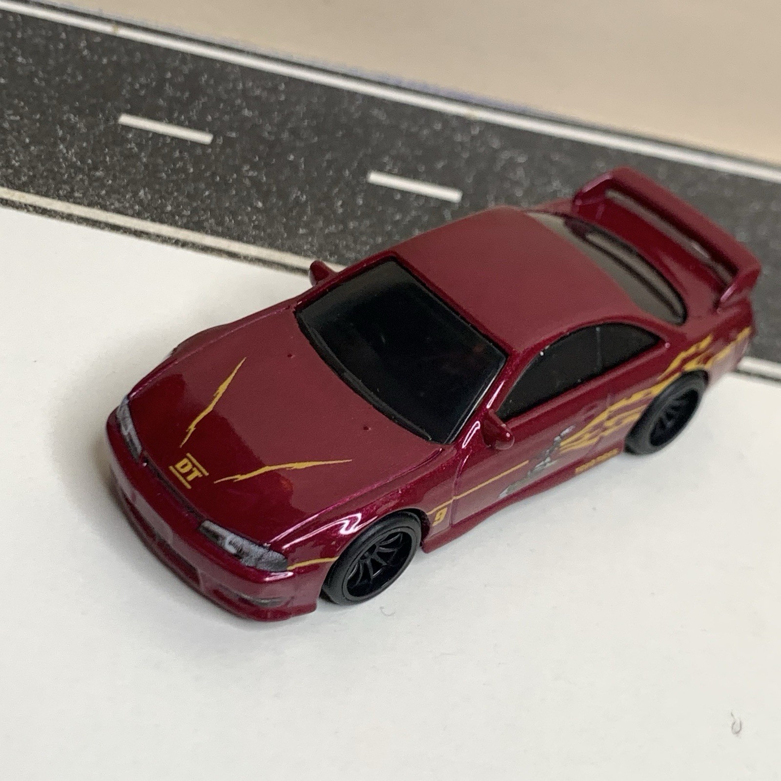 Hot Wheels Premium Fast & Furious Nissan 240SX Silvia S14 Dark Red w/RR 1:64 NM