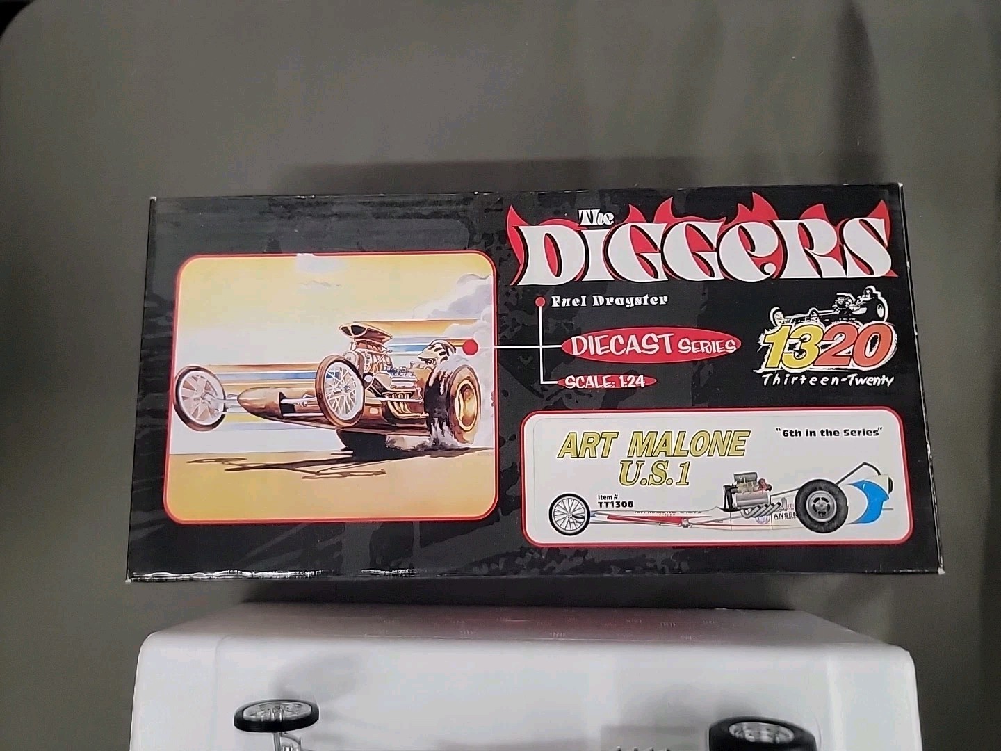 1/24 The Diggers 1320 Fuel Dragsters Art Malone U.S.1 #TT1306 B424