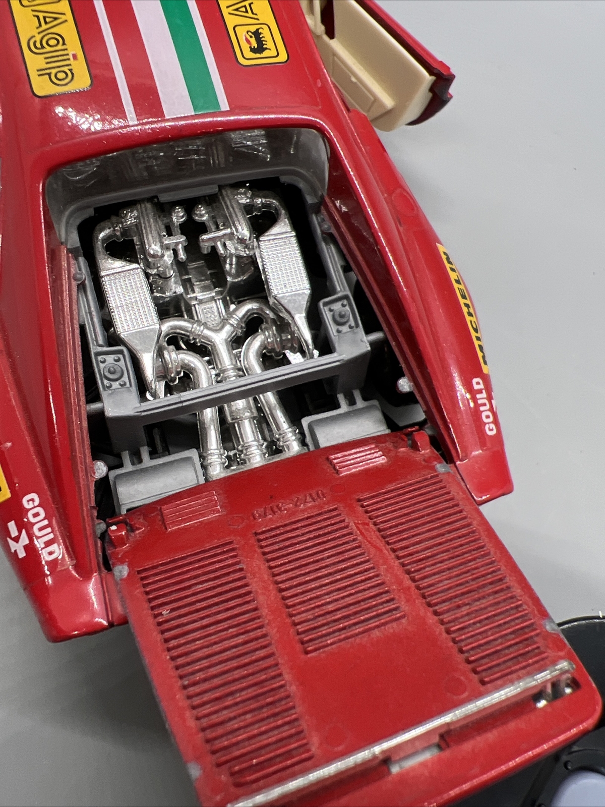 Ferrari GTO Rally Burago porsche car 1984 40 Rosso Corsa Red 1:24 7” 935 tt