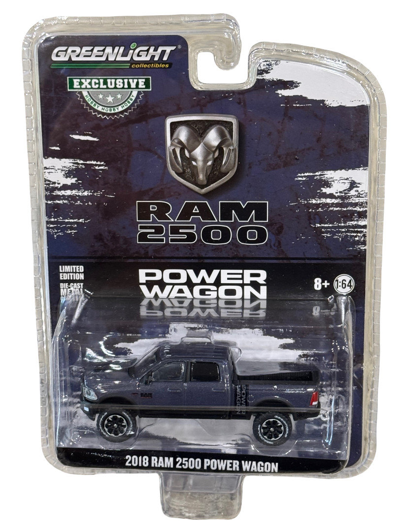 Greenlight 2018 Ram 2500 Power Wagon Maximum Steel (Hobby Exclusive) 1/64 30016