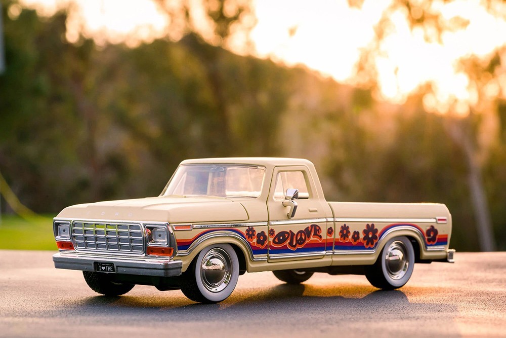 Ford F-150 Pickup Truck Jada, Diecast Car I Love The 70’s 1979