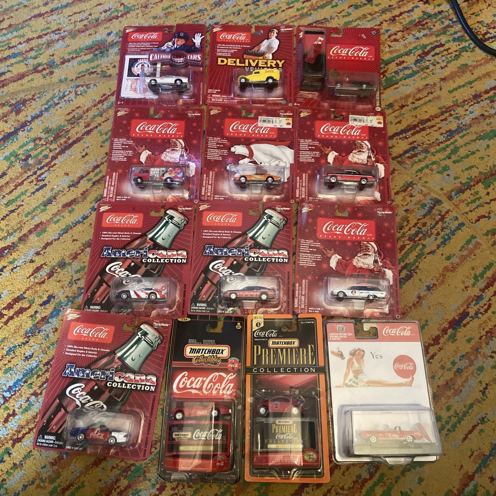 Matchbox Collectibles Coca-Cola Car Bundle Lot Of 13