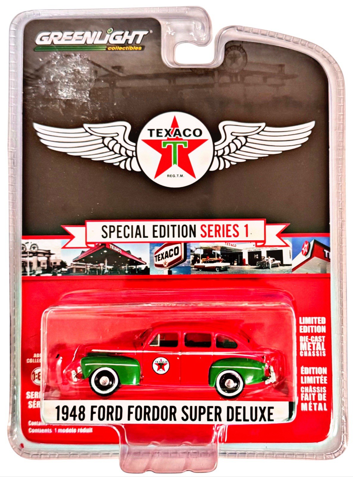 GreenLight 1948 Ford Fordor Super Deluxe Texaco Special Edition Series 1 1:64