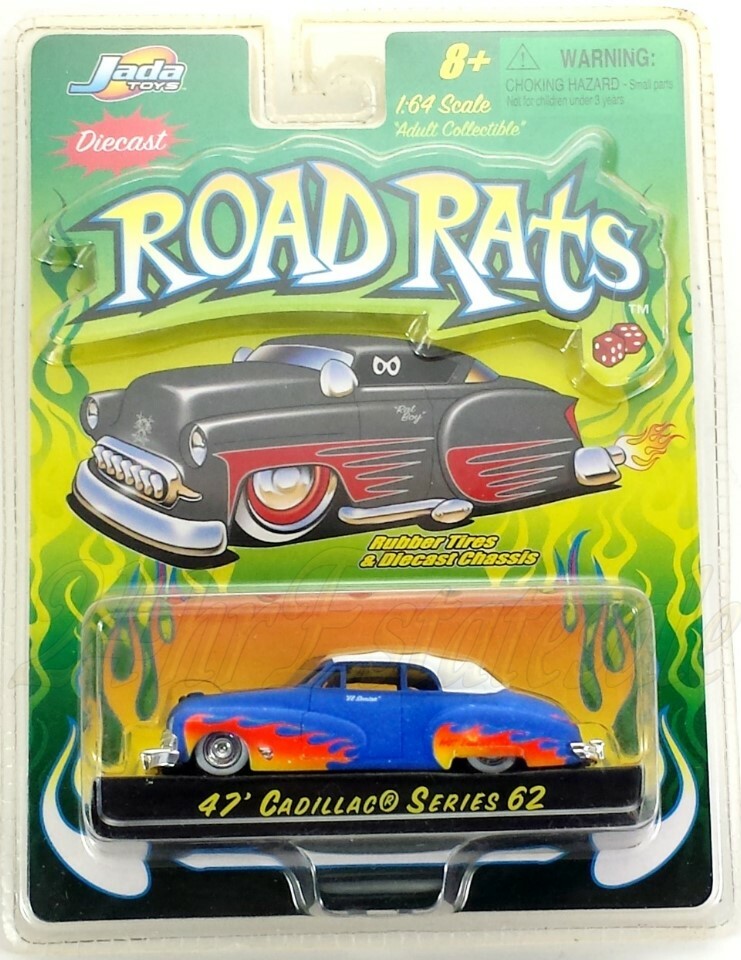 JADA TOYS ROAD RATS OLD SKOOL El Senior 47 CADILLAC LOW RIDER ☑️ !ITOUT HOMIE!