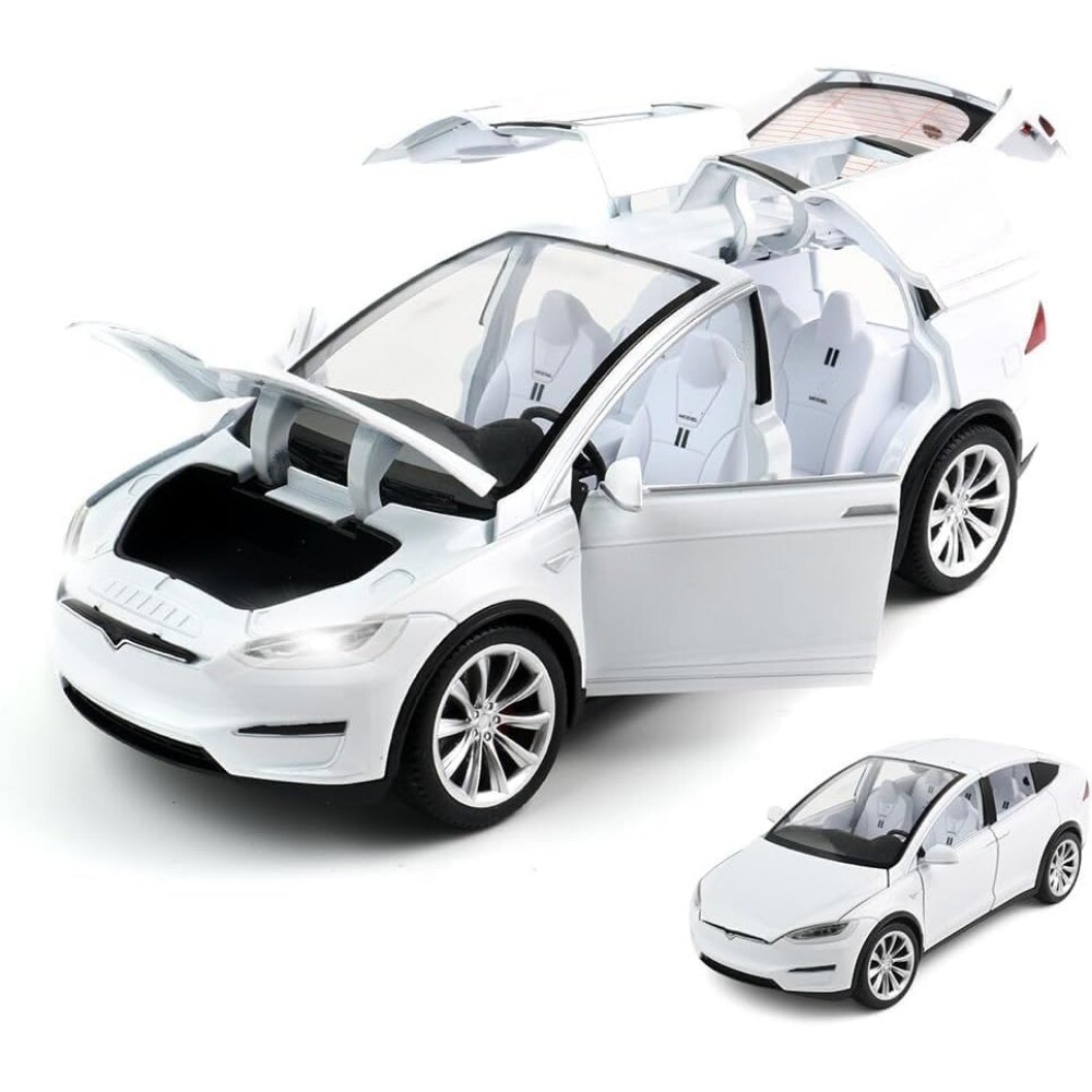 1:24 Tesla Model X Car Alloy DieCast Medel Car Toy Perfect gift for Boy Xmas US