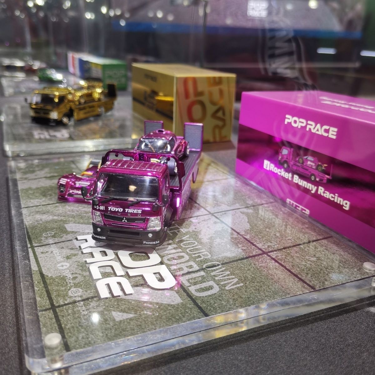 XCartoys Pop Race 1/64 Pandem Lotus Elise Set Beijing Exclusive Purple Chrome
