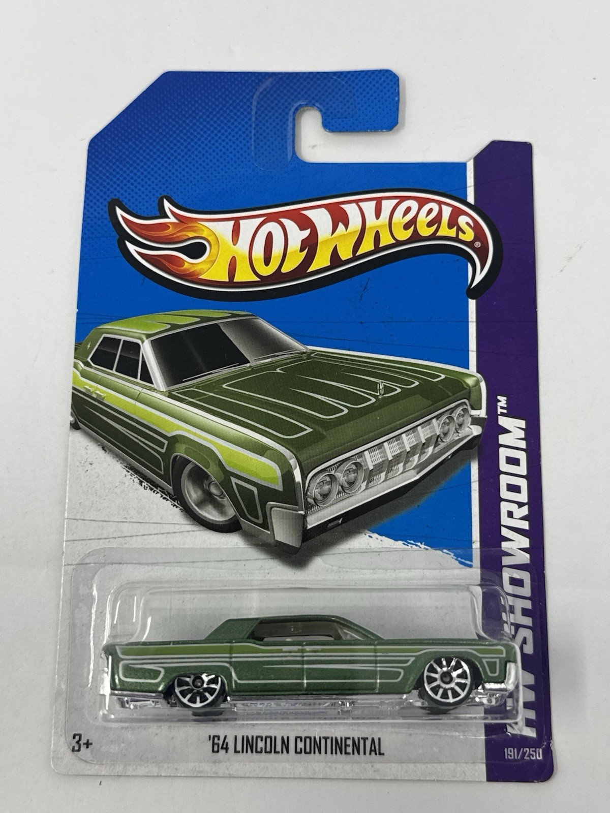 Hot Wheels Showroom Green ‘64 Lincoln Continental #191 TB