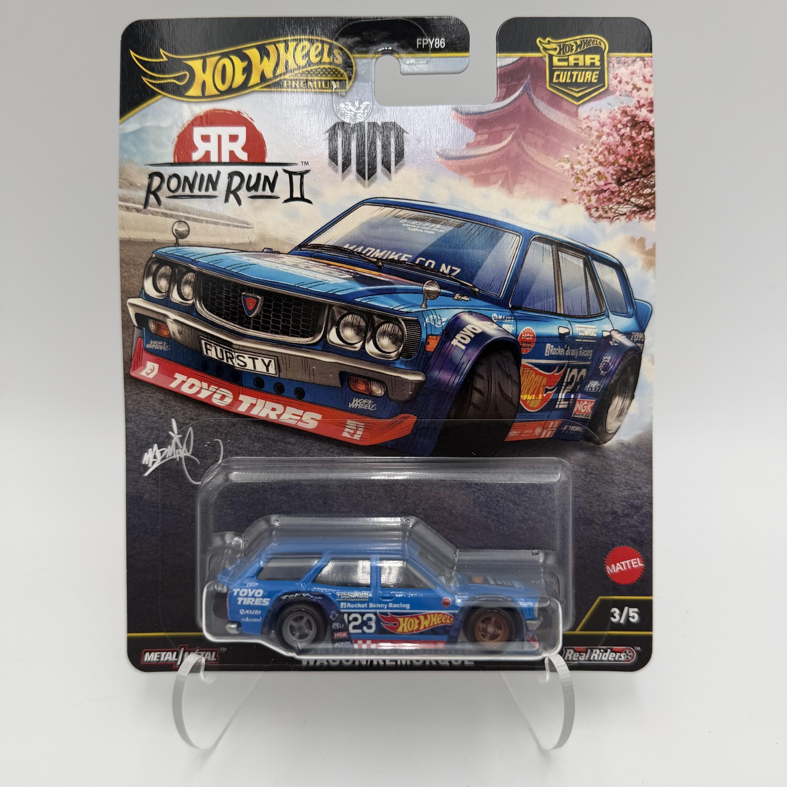 Hot Wheels Car Culture Ronin Run II 1:64 Diecast Lot 5 Cars Real Riders New