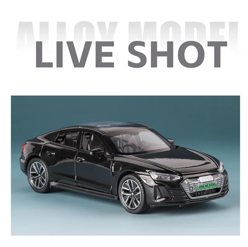 1:32 Audi RS E-Tron GT Alloy Car Model Diecast Metal Toy Sound Light Kids Gift