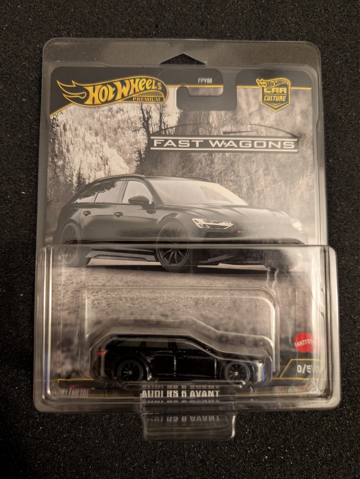 Hot Wheels Car Culture Fast Wagons Audi RS6 Avant Chase Free Shipping!(USA Only)