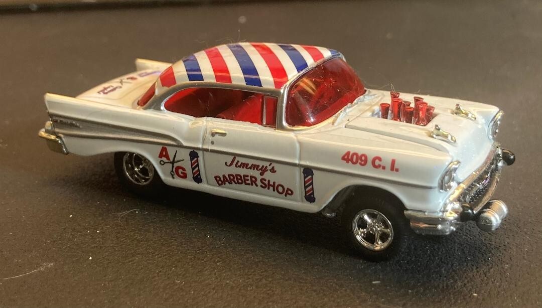 1957 CHEVROLET BELAIR A/G INJECTED 409ci GASSER NHRA DRAG STRIP RACING MIP