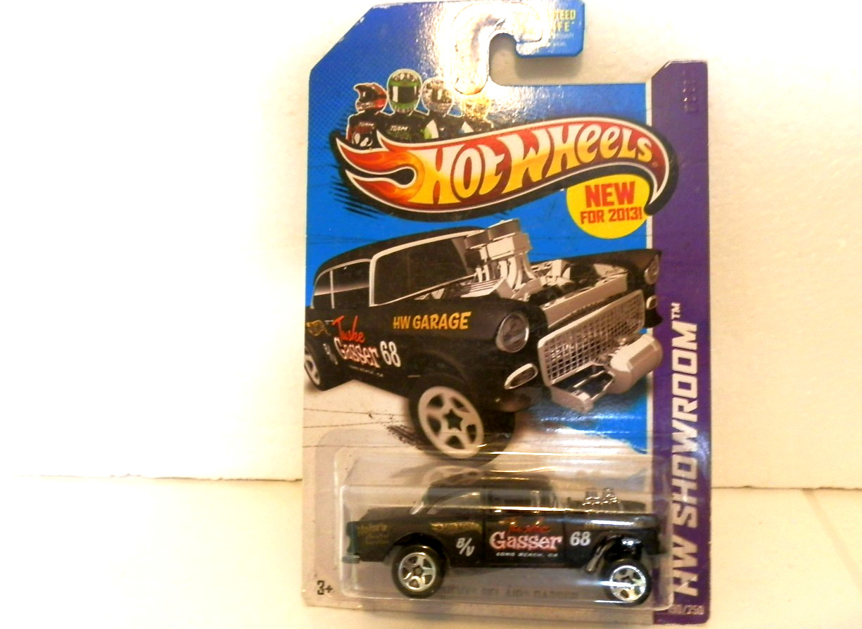 2013 Hot Wheels Showroom Black ’55 Chevy Bel Air Gasser