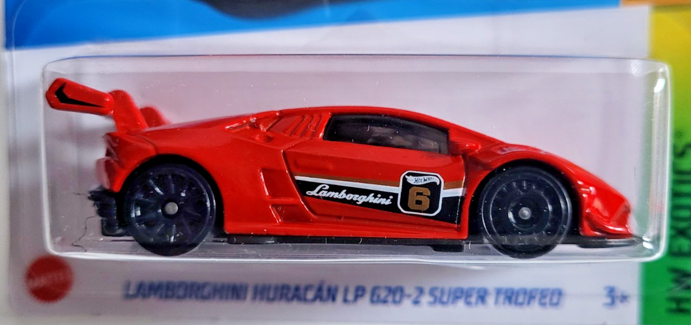 Hot Wheels 2024 HW Exotics Lamborghini Huracan LP 620-2 Super Trofeo Red