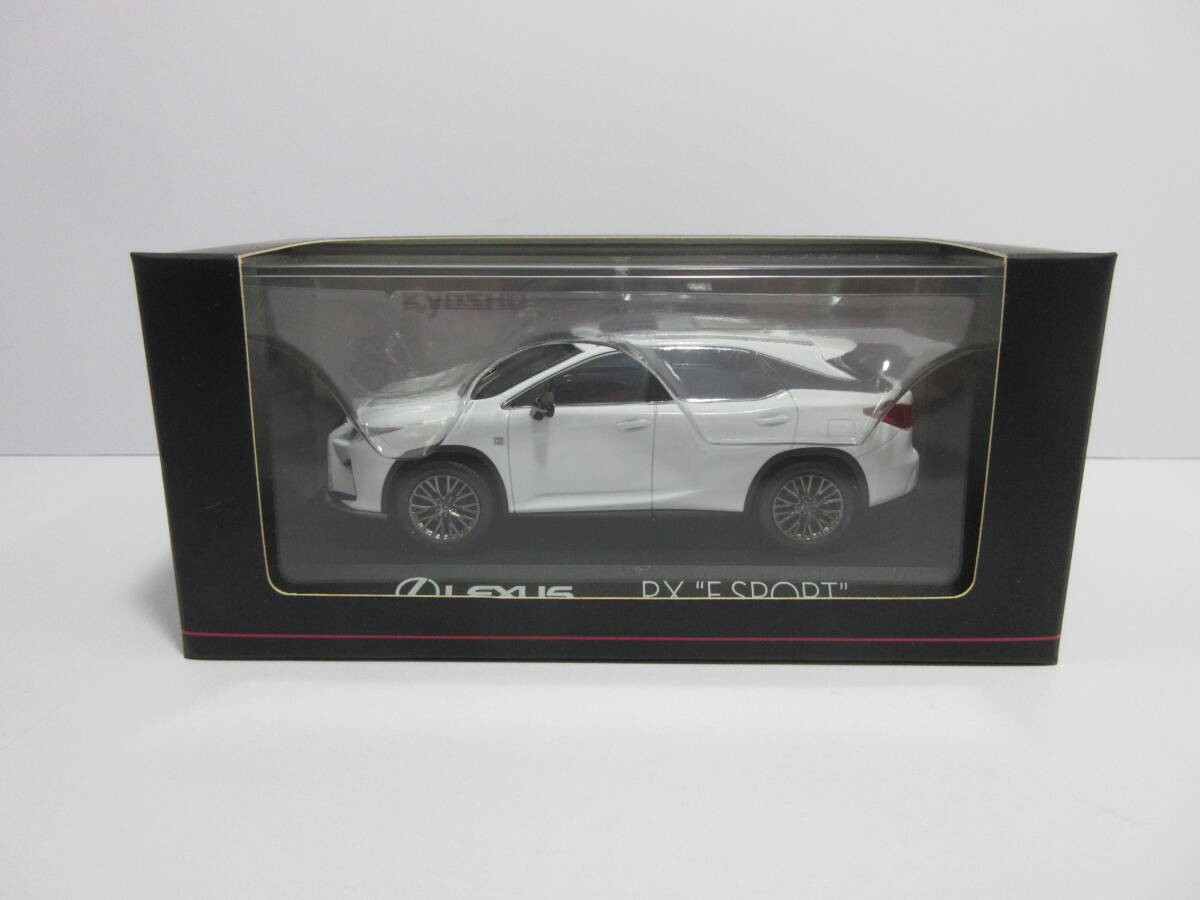 Mini car 1/43 Kyosho Lexus RX F Sport LEXUS RX200t F SPORT White Nova Glass