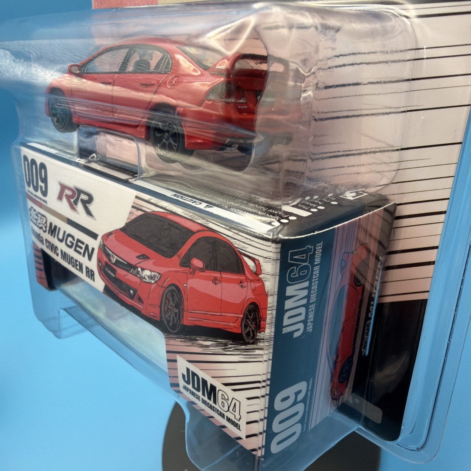 Hobby Japan 1:64 Honda Mugen Civic RR (FD2) – Milano Red – Mijo Exclusives