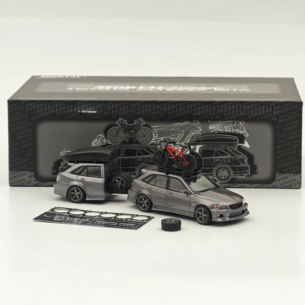 Mortal 1:64 ALTEZZA GITA Elixir Trailer Set JDM Alloy Diecast Car Collectible