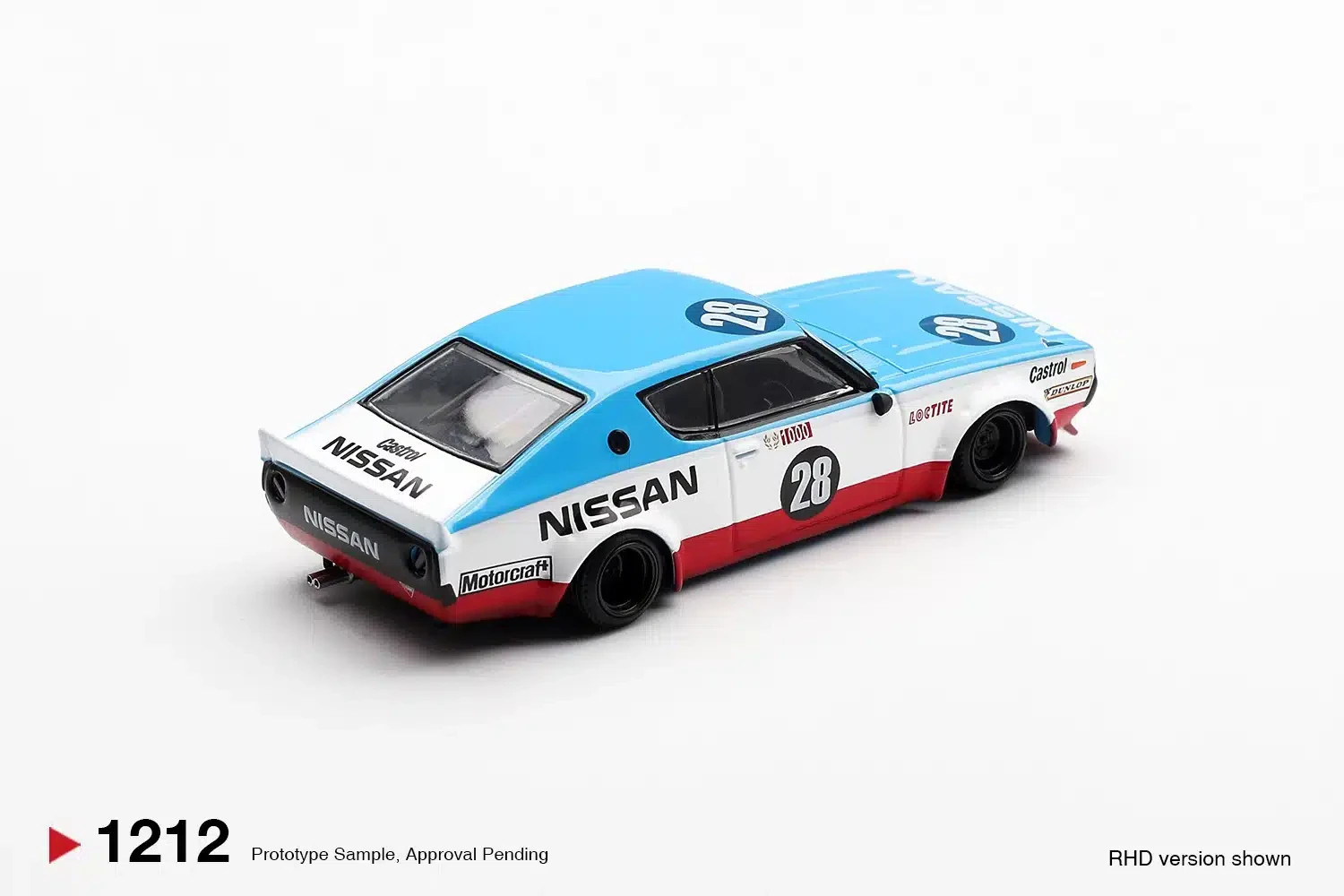 MINI GT 1212 NISSAN SKYLINE KENMERI LIBERTY WALK NISSAN RACING ’75 CONCEPT RHD