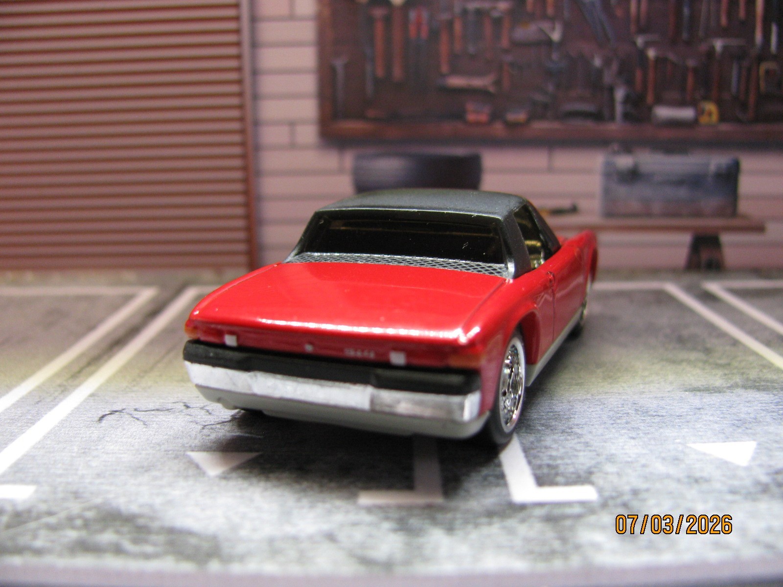 2026 Matchbox Dk RED ’71 PORSCHE 914 – Power Grabs – w/Real Riders Wheel Swap